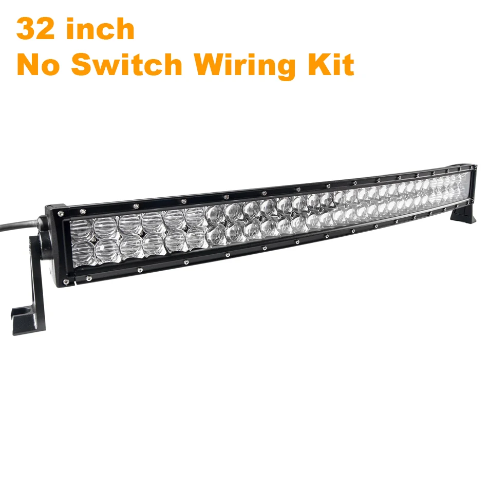 300W No Wire Kit Weketory 5D 22 32 42 52 дюймов 200 Вт 300 Вт 400 Вт 500 Вт изогнутый СВЕТОДИОДНЫЙ светильник для трактора, лодки, внедорожника, 4WD 4x4, автомобиль, грузовик, внедорожник, ATV - Цвет: 300W No Wire Kit