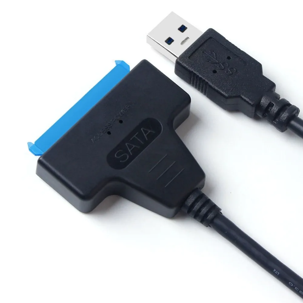 

Кабель-Переходник USB 3,0/SATA22P, SATA, HDD, SSD, USB 3,0, для жесткого диска 2,5 дюйма