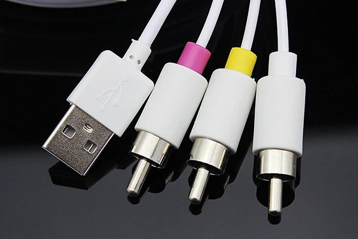 Композитный видео кабель AV к ТВ RCA USB Зарядное устройство для iPad 1/2/3 iPhone 4 4S iPod Touch av |