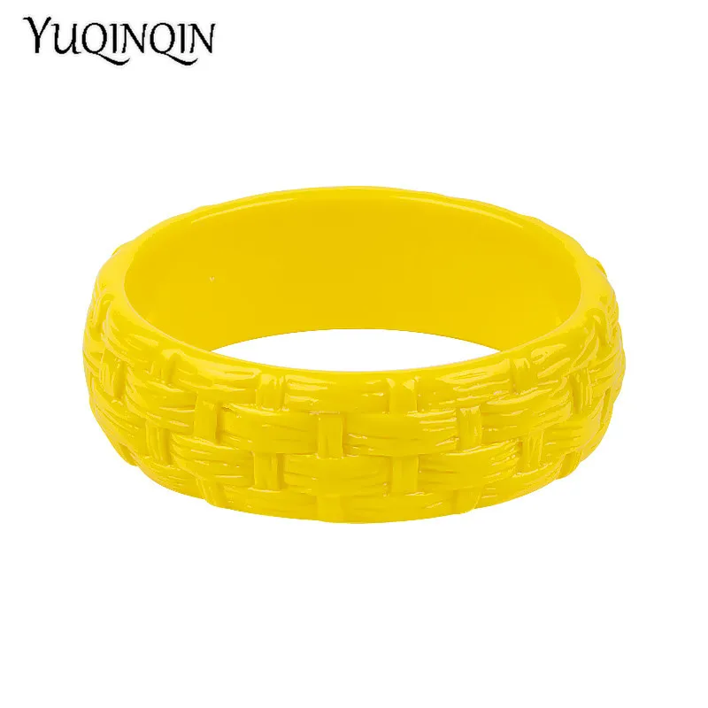 Classic Resin Cuff Engraved Fashion Bracelets Bangles for Women 2018 New Wide Acrylic Bracelet Female Simple Charm Party Jewelry | Украшения