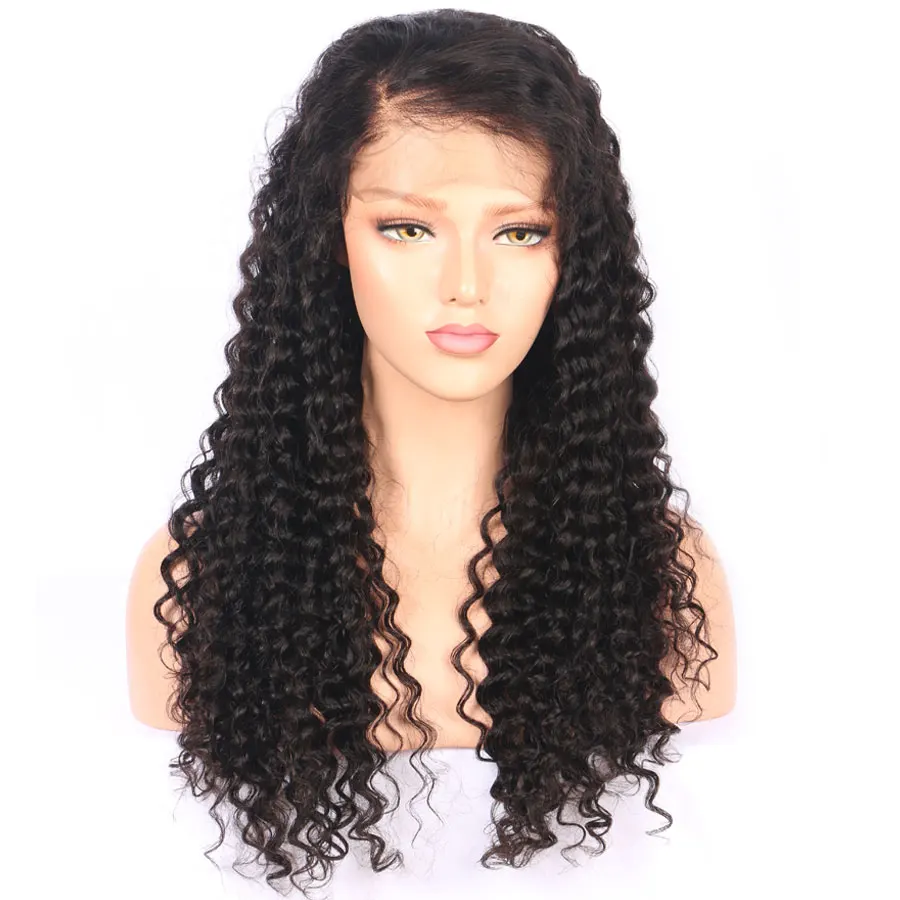 Волосы ELVA 13x4 человеческие волосы на кружеве парики для черных женщин бразильские