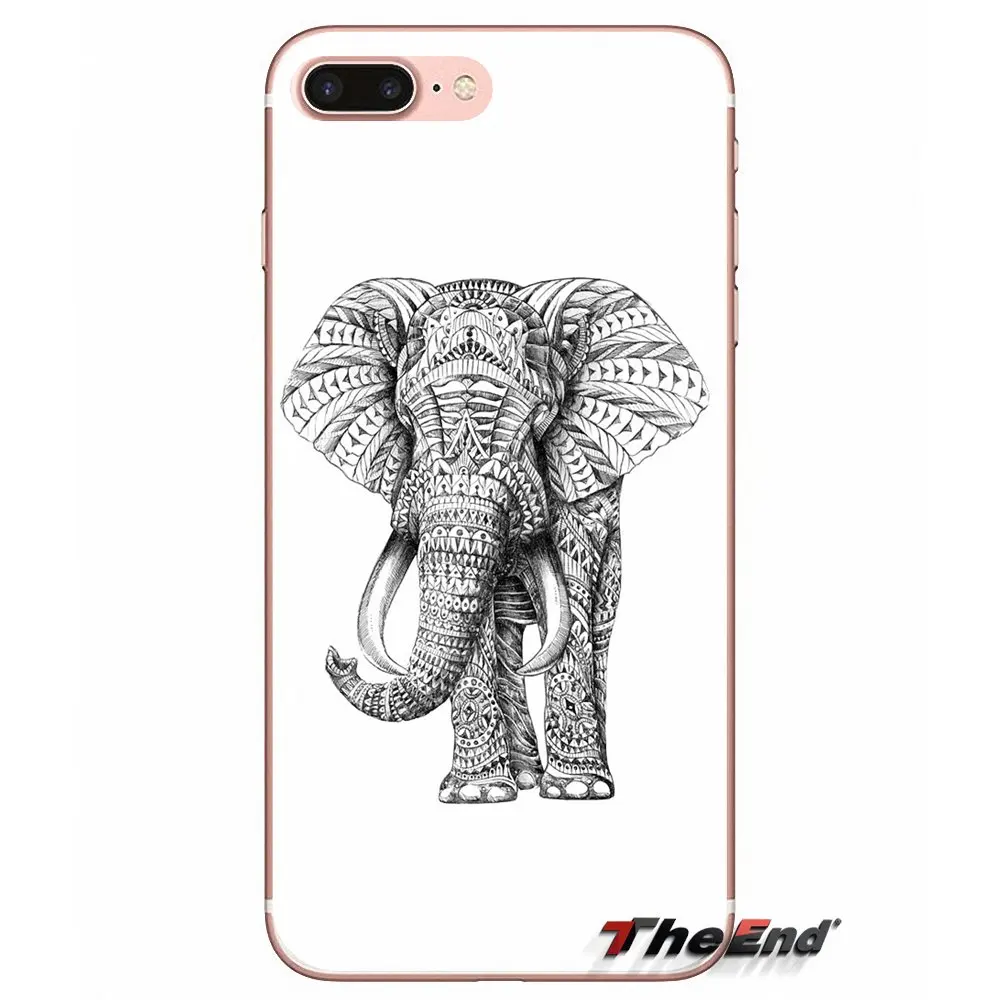 Тотем Слон ацтеков для Huawei P Smart Y6 P8 P9 P10 Plus Nova P20 Lite Pro Mini 2017 SLA-L02 SLA-L22 2i прозрачные