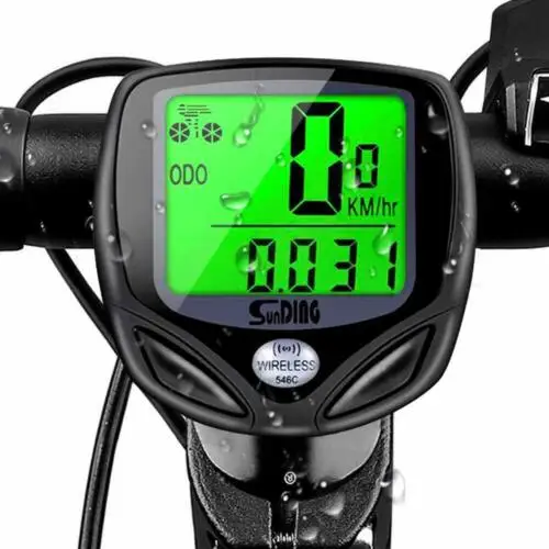 Беспроводной ЖК Дисплей велосипедный компьютер Speedo Одометр Водонепроницаемый