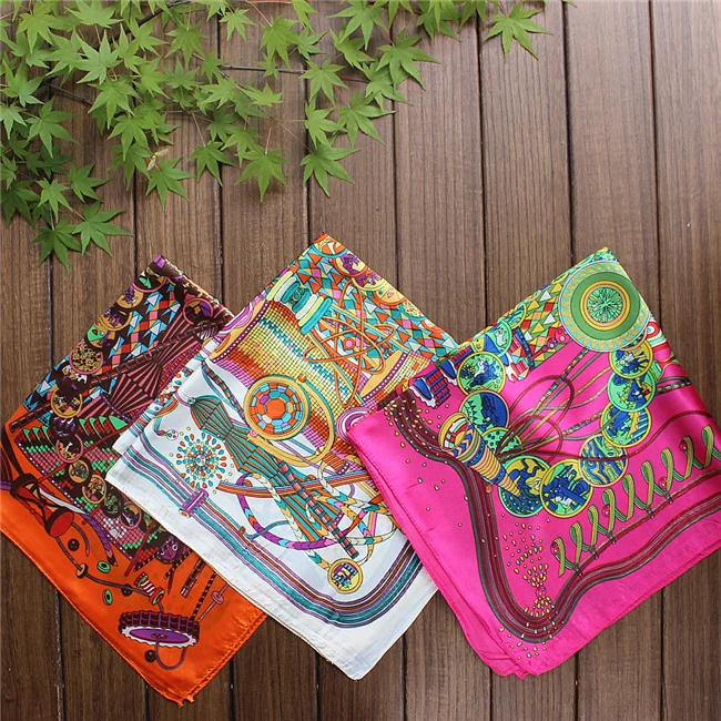 Женский квадратный шарф из искусственного шёлка 60 х60 см|square scarf|satin scarfsilk satin scarf |