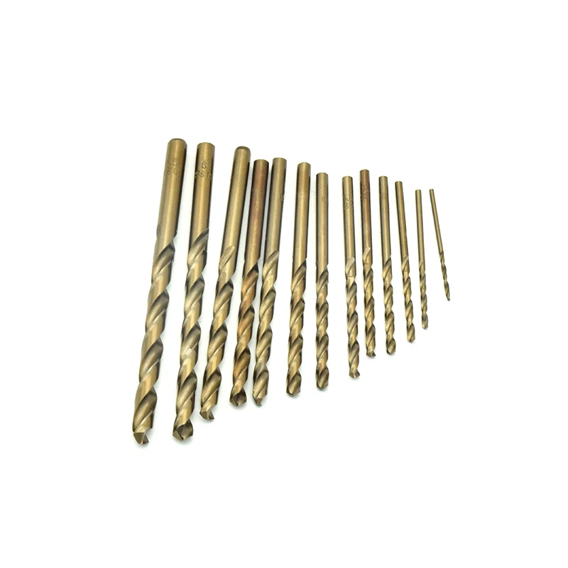 Xinfeiyang 5Set/65Pcs High Speed Steel Cobaltiferous Twist Drill Bit Wood Metal Drilling Quality 1.5-6.5mm Iron Box | Инструменты