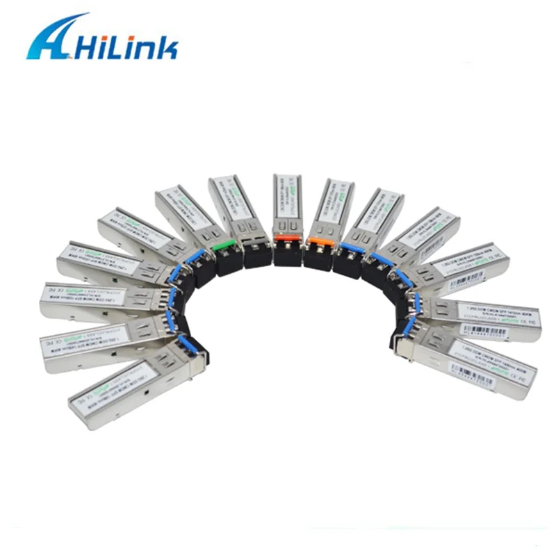 Бесплатная доставка! Дуплекс LC 18 длин волн 1 25G 1270nm 1610nm 40 км CWDM SFP трансивер с