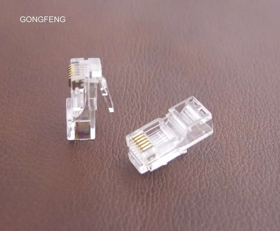 Специальное опт GONGFENG Новый RJ11 коннектор специальный удлиненный 6P6C Телефонная