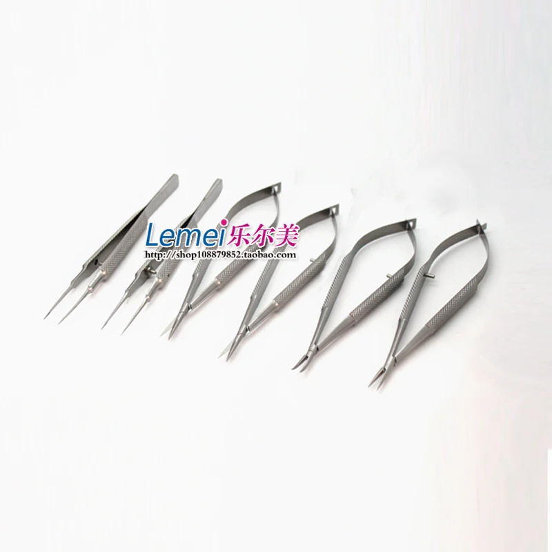 Офтальмология микрохирургические инструменты Хирургии Устройства 12.5 см шесть