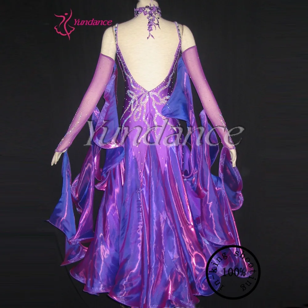

B-09271 2015 alibaba china New Fashion Ladies Dance Costume Purple