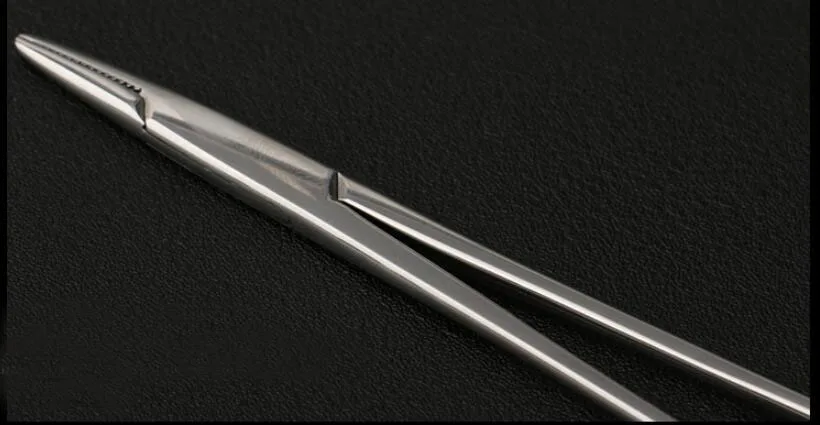 Высококачественная нержавеющая сталь Иглодержатель pin держатель двойное веко Красота инструмента иглодержатель