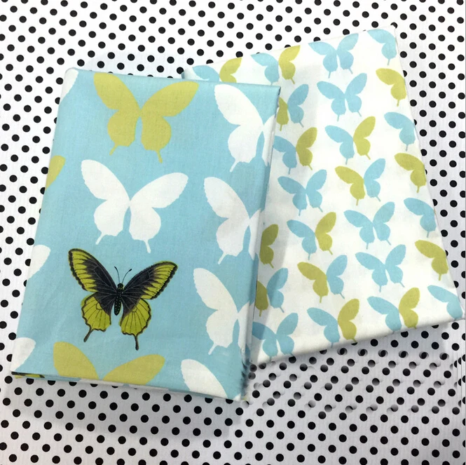 Butterflyl хлопковая ткань Лоскутная стеганая для тильды малыш домашний текстильный