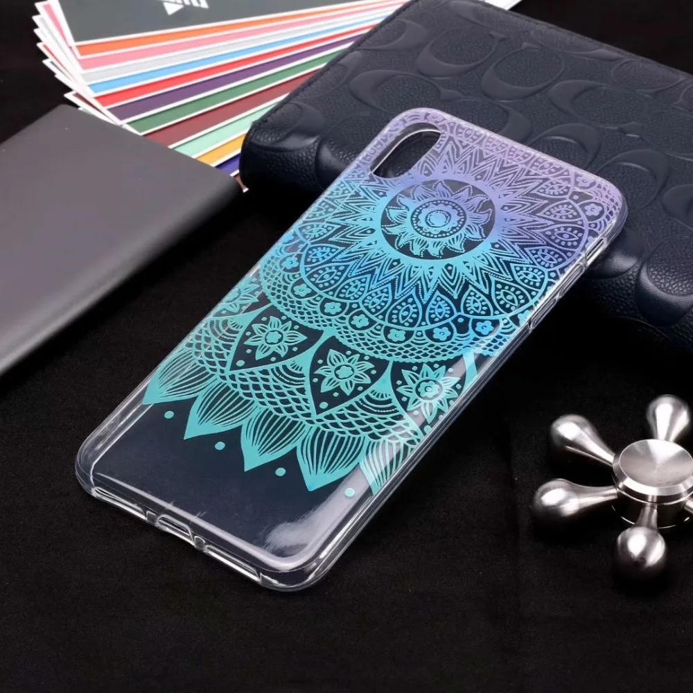 10pcs/lot Cartoon Pattern IMD Transparent Soft TPU Case for Apple iphone XR XS Max | Мобильные телефоны и аксессуары