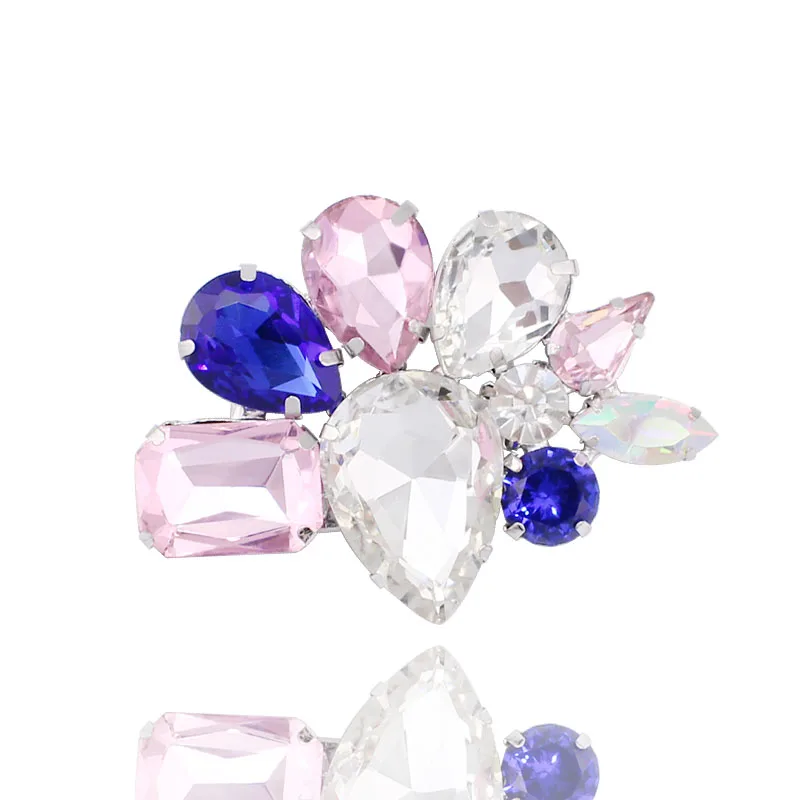 TANGTANG Brooch Design Fabulous Brooches Shinning Female Multicolor Crystal Jewelry Handmade Rhinestone Pin Item NO.: JP023 | Украшения и