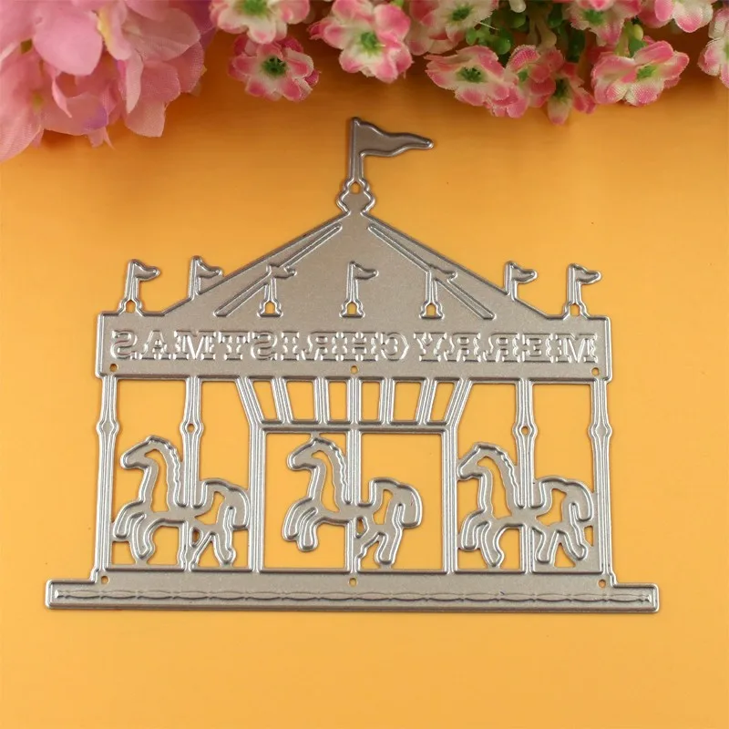 Металлические штампы для скрапбукинга YINISE031 Trojan Horse|dies for scrapbooking|die cutterdie cut dies |