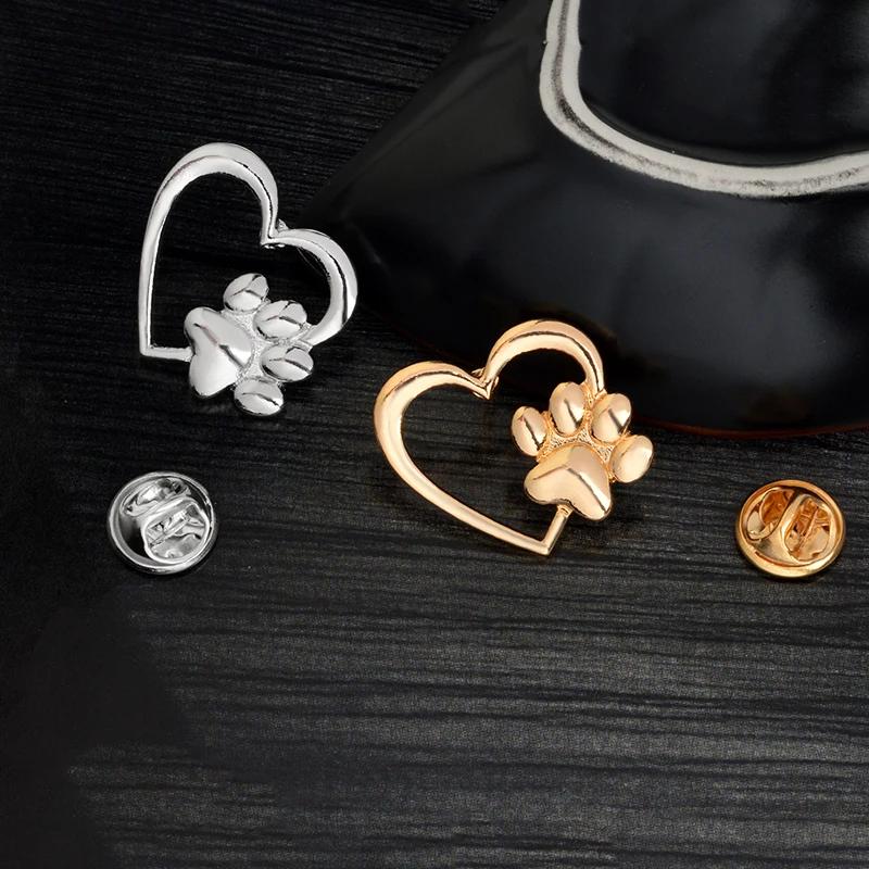QIHE ювелирные изделия рисунок питомца с надписью love pins Броши Булавки на лацкан