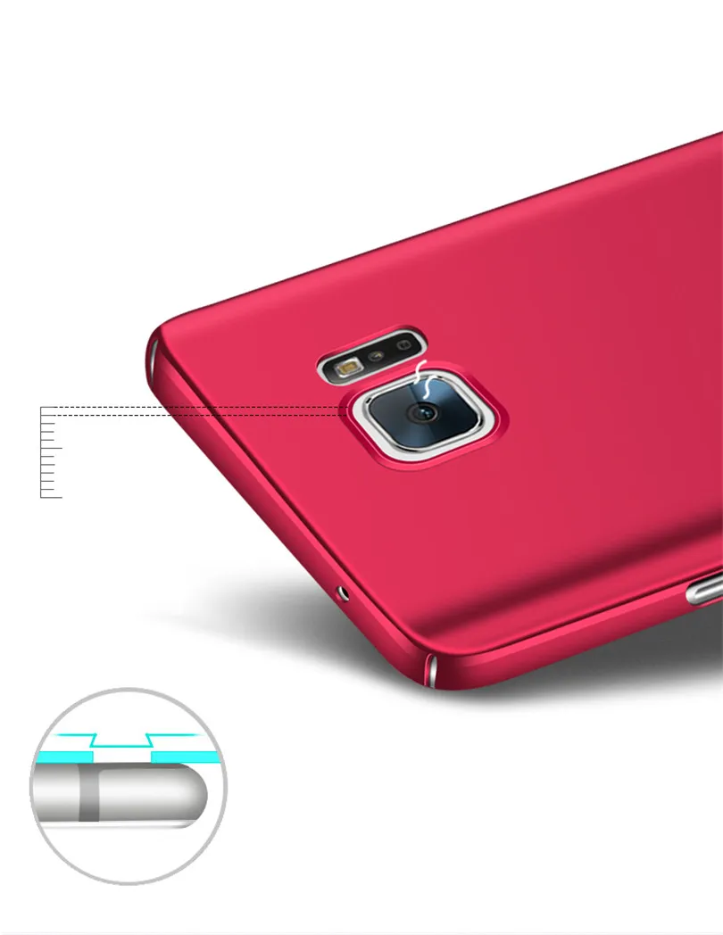 360 полная защита чехол для Samsung Galaxy Note 4 Матовый Жесткий PC пластик задняя крышка