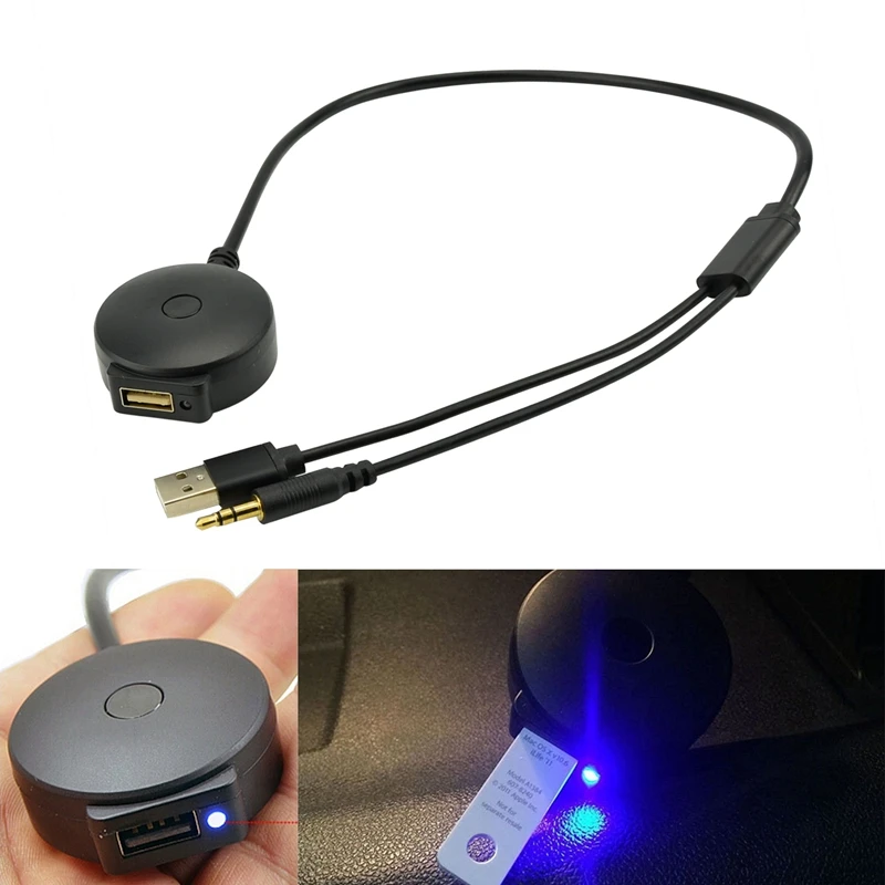 Автомобильный Bluetooth аудио 3 5 мм AUX USB Музыка адаптер Набор для BMW|Устройство