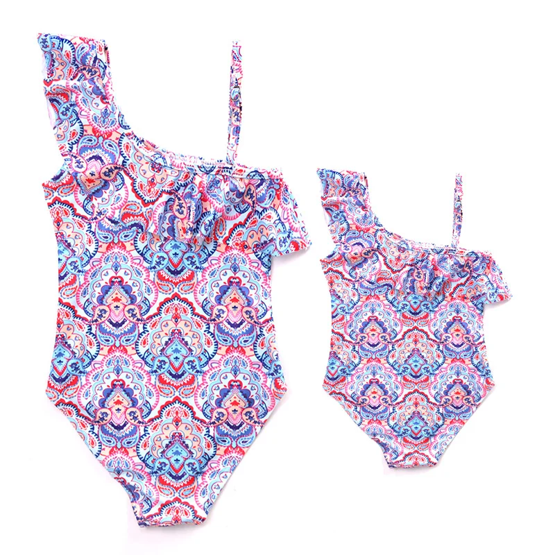 Пикантное женское бикини в богемном стиле для маленьких девочек купальный