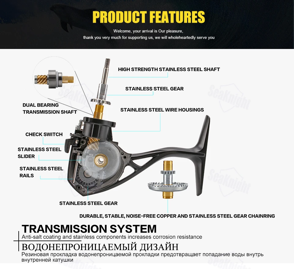 SeaKnight AXE Антикоррозийная катушка для спининга 6.2:1 Высокого Скорость 11BB 2000H 3000H 4000H Цельнометаллический катушки для спининга рыбалка катушка Морская рыбалка соленая вода Прядильное колесо fishing tackles