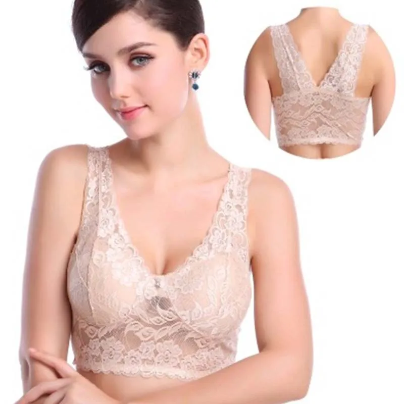 Skin DeRuiLaDy, бесшовный бюстгальтер, полная чашка, без косточек, глубокий v-образный вырез, бюстгальтеры для женщин, кружевное сексуальное нижнее белье, дышащий топ на бретелях, нижнее белье, женские бюстгальтеры - Цвет: Skin