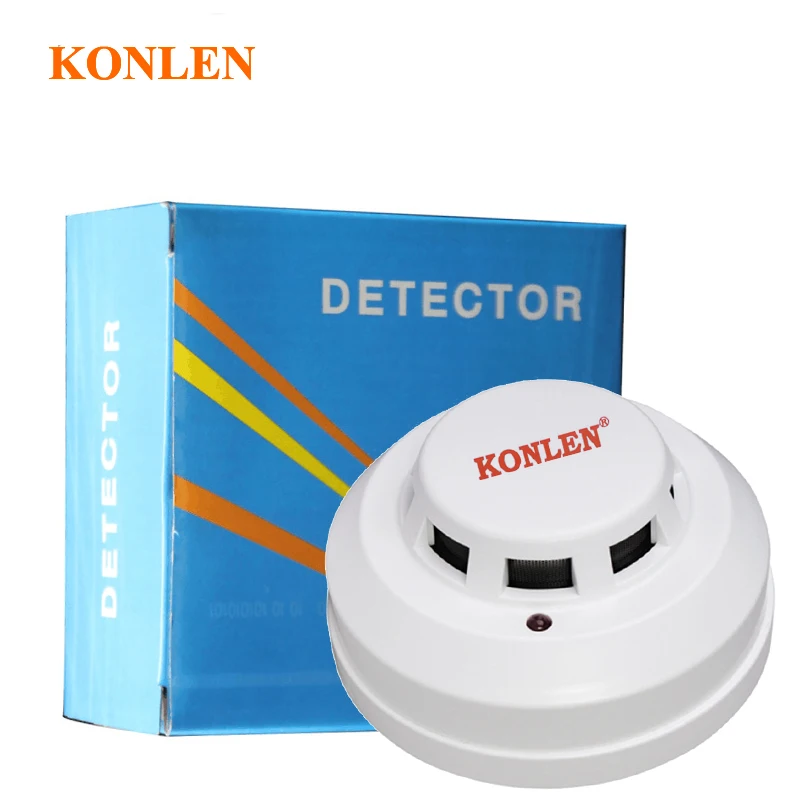 KONLEN DC 12V проводной фотоэлектрический детектор дыма пожарной сигнализации Сенсор