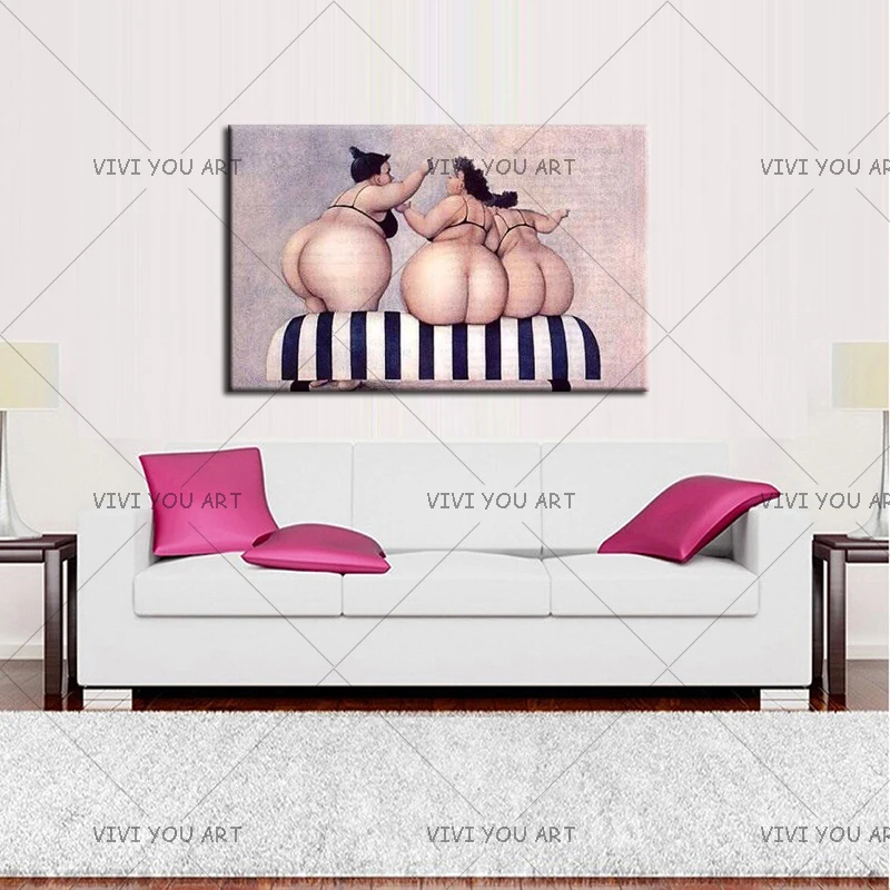 

100% Handmade Large Naked Sexy Girls Oil Paintings Wall Art Living Room Home Decor Painted By Acrylic Modern Abstract Pictures