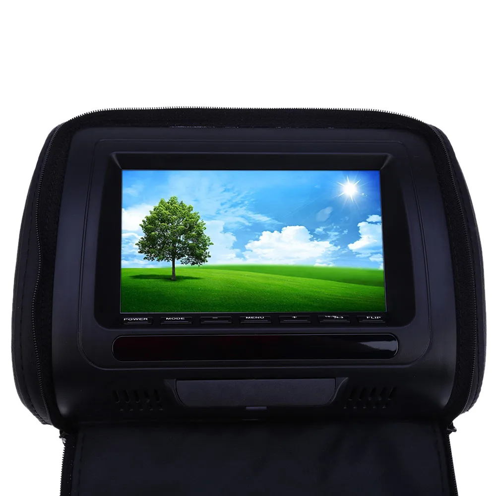 Парные xd783 7 дюймов подголовник автомобиля dvd плеер 800x480 ЖК дисплей сиденье