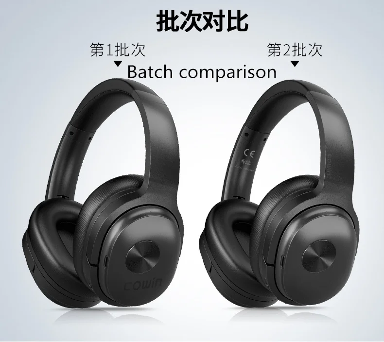 Cowin SE7 активная bluetooth-гарнитура с шумоподавлением на голову, звуконепроницаемый беспроводной сабвуфер, Универсальная мобильная Музыкальная гарнитура