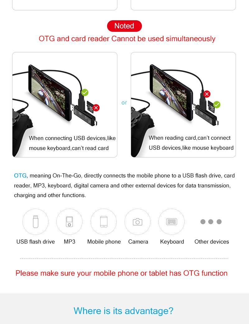 5 в 1 type-C Micro USB кард-ридер USB2.0 Женский OTG TF Micro SD кард-ридер для USB C Xiaomi 6 GALAXY S8 Macbook Pro