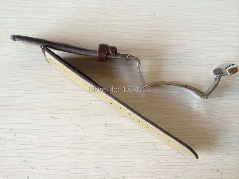 19mm (Buckle18mm) PRC200 T17 T41 T461 High Quality Silver Butterfly Buckle + Brown Genuine Leather Watch Bands Strap