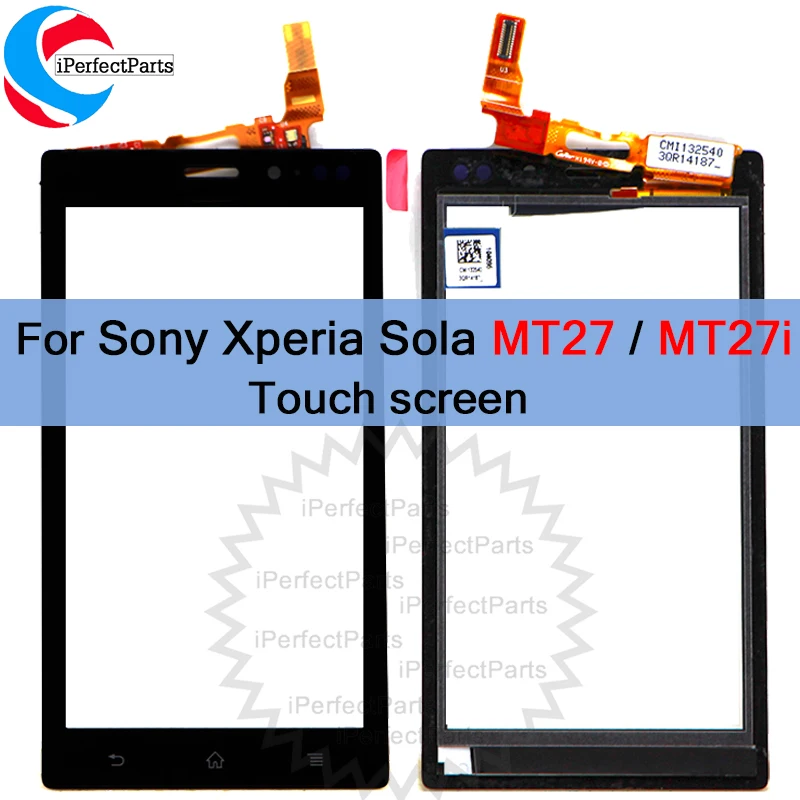 Высококачественный сенсорный экран 3 7 дюйма для Sony Xperia Sola MT27 MT27i дигитайзер