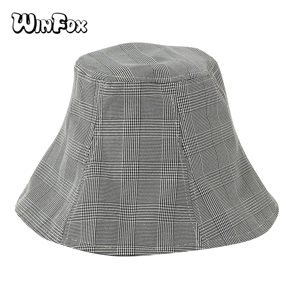 Winfox/модные женские серьги-капельки шляпы-ведерки мягкая Кепка для женщин хип-хоп