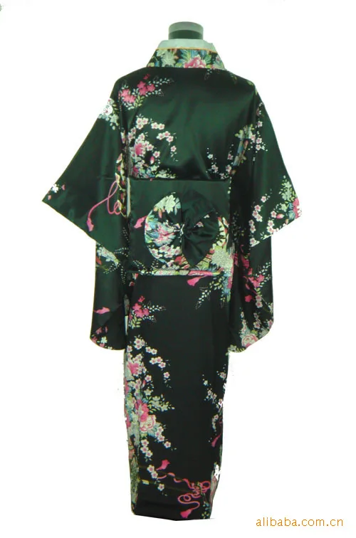 

Chinese Traditonal Costume Gown Women's Silk Satin Kimono Robe Regular Size