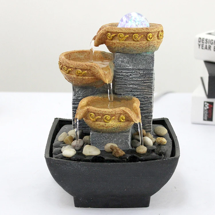 Фэн шуй Хрустальный мини фонтан 110 240 В|gift gifts|gifts cyclinggift wedding |