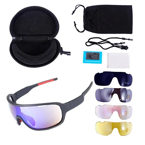 frame black Велосипедные очки солнцезащитные очки для menPolarized Велоспорт очки UV400 велосипед спортивный для езды на открытом воздухе, для езды на велосипеде, солнцезащитные очки, 5 линз, защита для глаз - Цвет: frame black