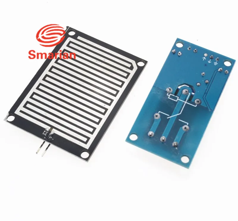 2шт 12В датчик обнаружения дождя для снега модуль дождевой погоды влажности Arduino