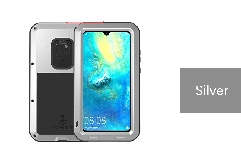 Love Mei металлический чехол для huawei mate 20 Lite mate 10 Pro P20 P30 Pro Nova 4 4E противоударный чехол для телефона прочный защитный чехол