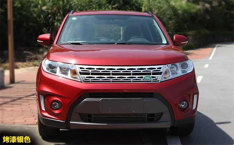 Подходит для гоночных грилей SUZUKI Vitara 17 18 лет Land Rover style Refitt Передняя Центральная гоночная решетка крышка аксессуары