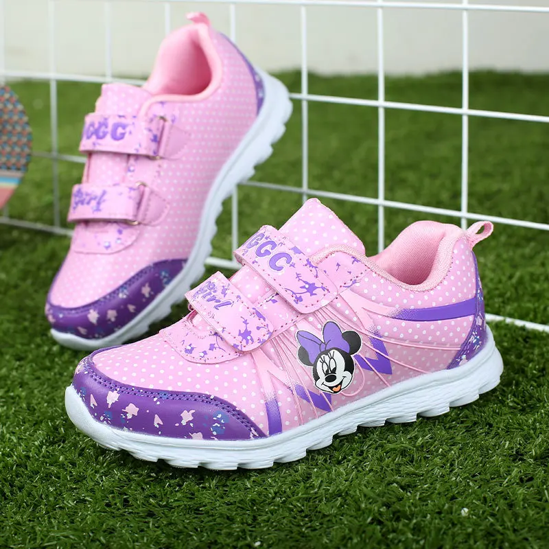 2018 Spring Summer Children Breathable Sneakers Comfortable Mesh Girl Sports Shoes Fashion Casual Boys Pink Purple White | Детская