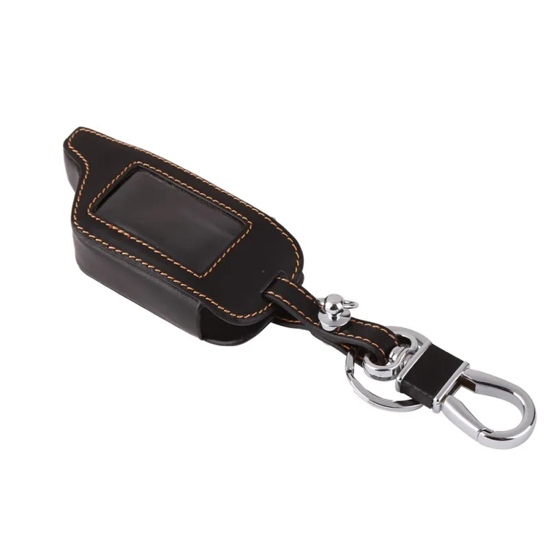 Кожаный чехол для ключей оригинального B9/B91/B6/B61/A91/A61/V7 C9 LCD Way Car Remote 2 Alarm |