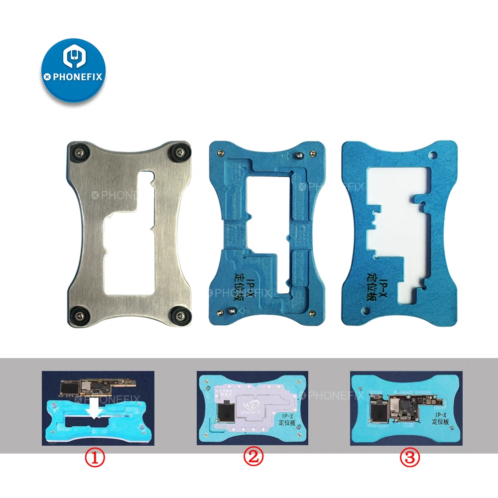 WL среднего уровня PCB паяльная ремонтная арматура с BGA трафаретами для iPhone X