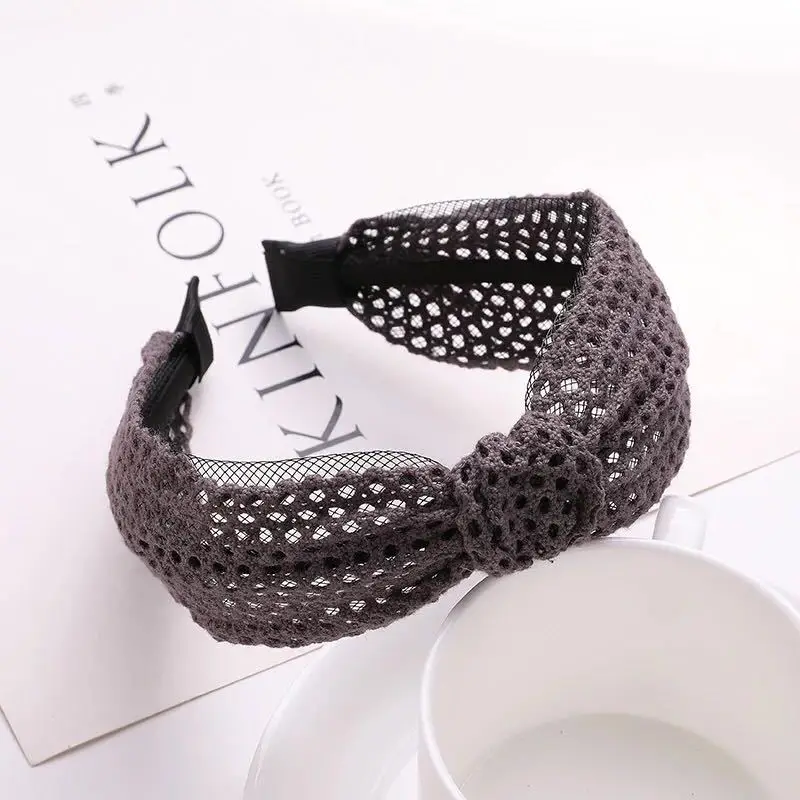 Headband Hollow Out 5 Colors Comfortable Gifts Wide Women Simple Soft Knotted High Quality Lace Ventilate 1PC Unique |