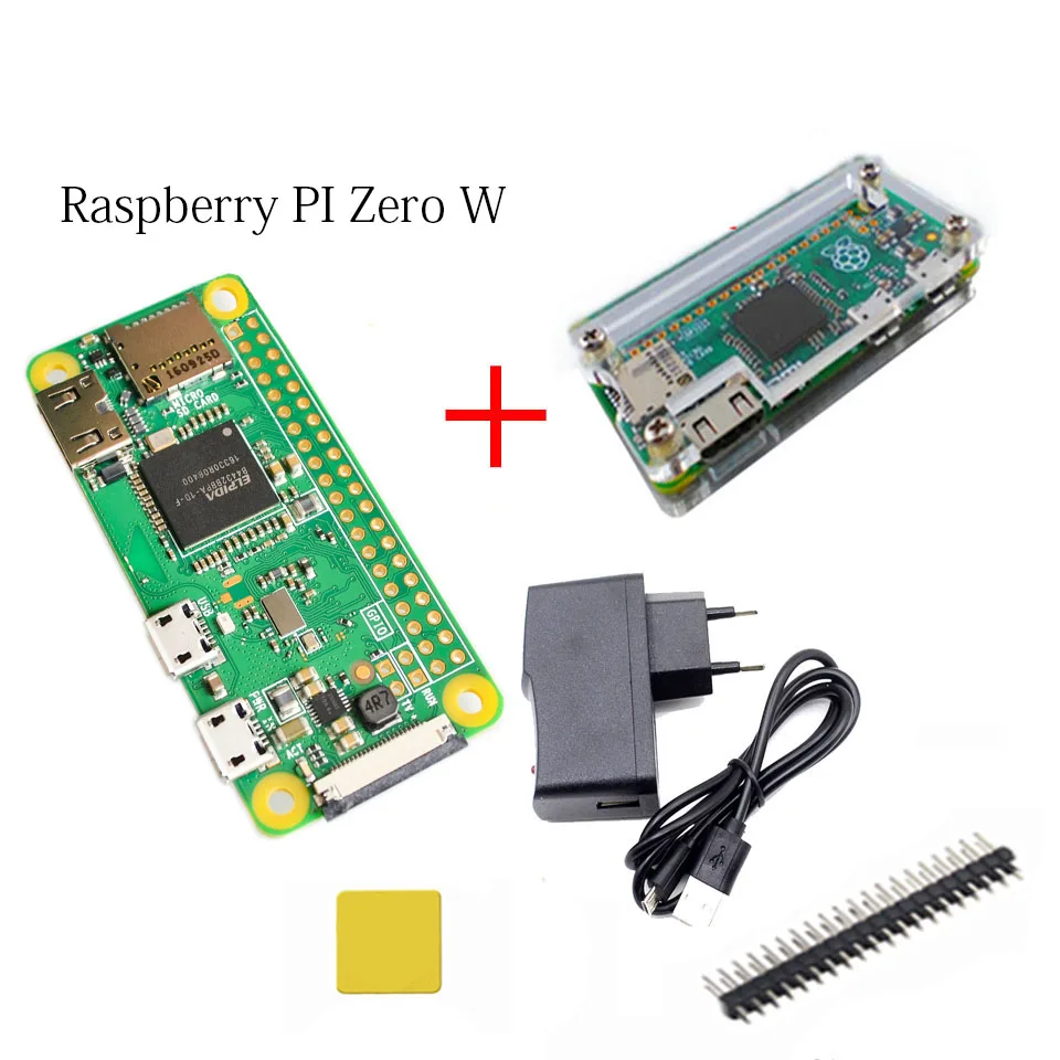 Raspberry pi zero WH Pi 0 W версия адаптера корпуса комплект|Демонстрационные стенды| |