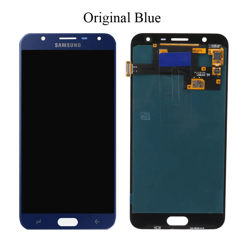 Original Blue SUPER AMOLED 5,5 ''lcd для SAMSUNG Galaxy J7 Duo J720 J720F AMOLED lcd дисплей кодирующий преобразователь сенсорного экрана в сборе регулируемый - Цвет: Original Blue