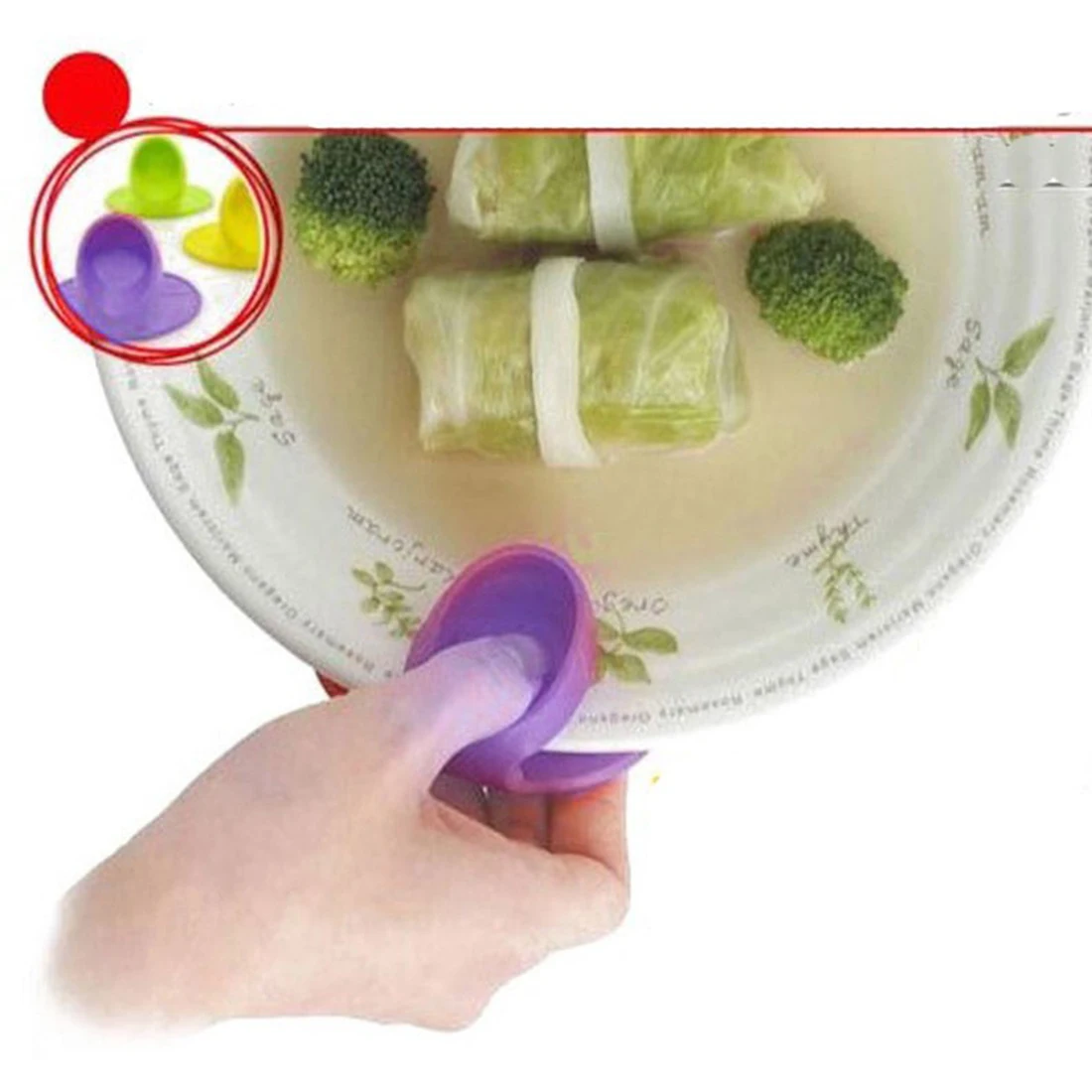 Новый стиль 1Pic практичные рукавицы для микроволновой печи кухонные силиконовые