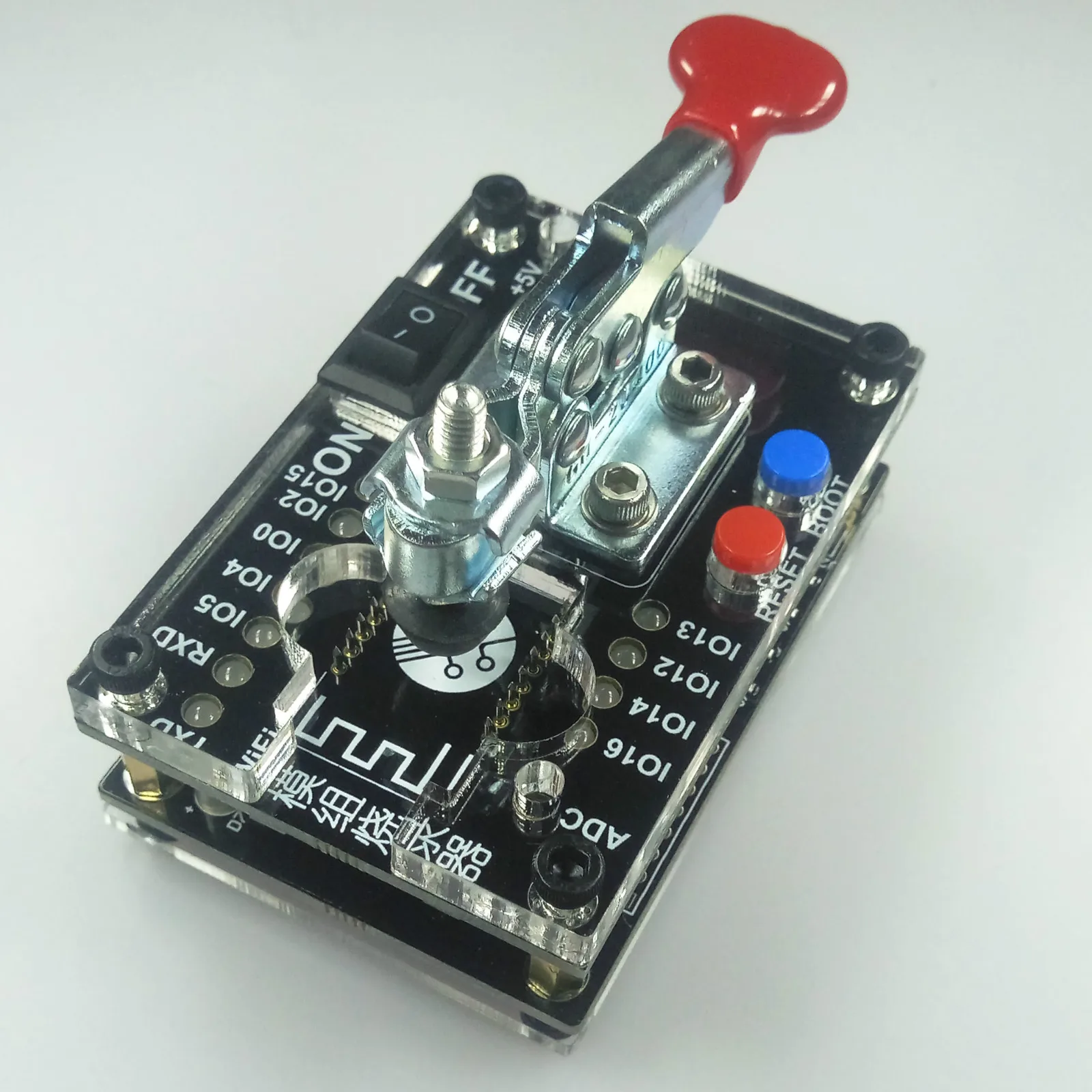 Тестовая стойка для горелки ESP8266 загрузка одной кнопкой поддержка Φ и других 7