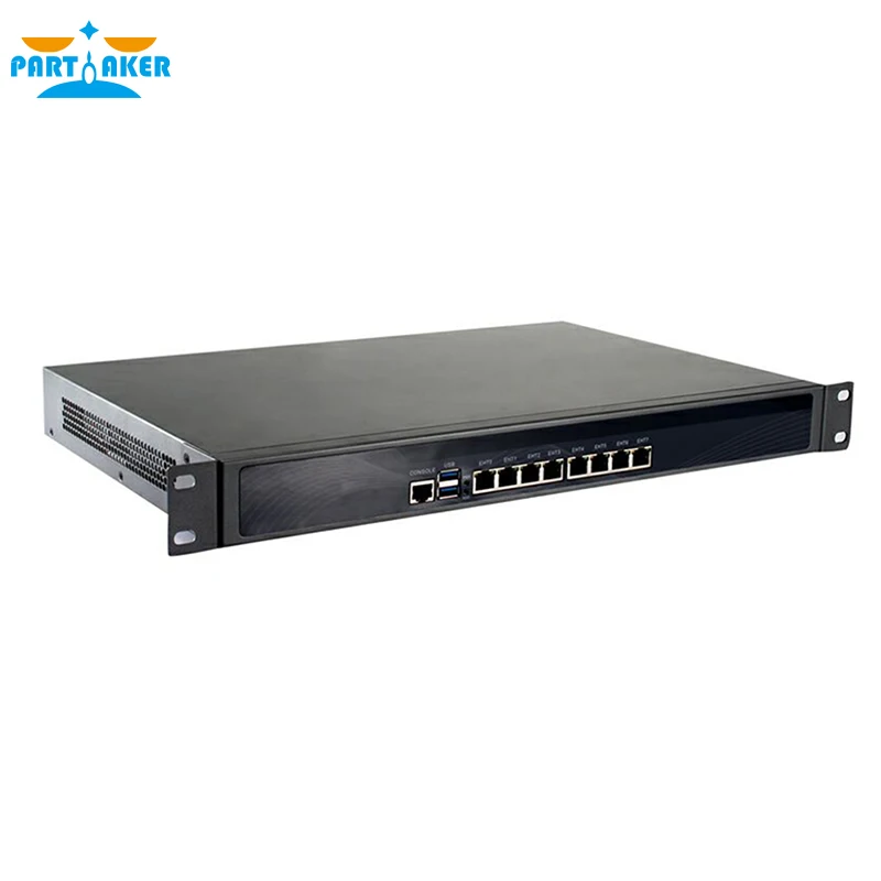 Причастник R14 ROS 8 * Intel 82574L Gigabit Ethernet сетевой брандмауэр с I7 3517U 4G RAM 64G SSD|Сетевой