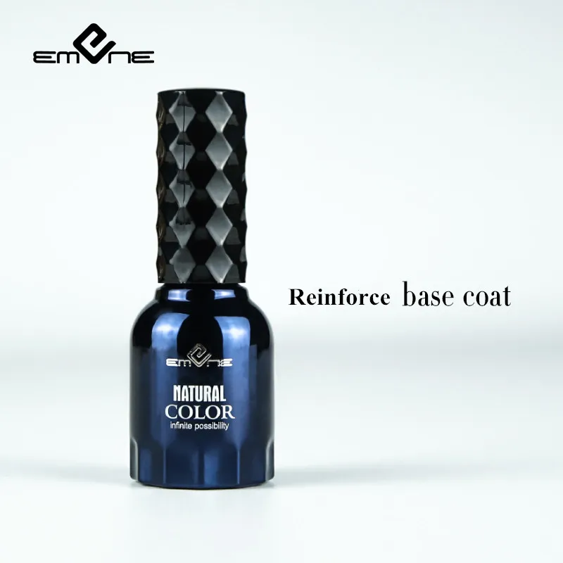 Reinforce Base coat EMENE 15ml soak off Gel Nail Polish Rubber Base Coat Top coat Matt Top Coat Uv Gel Varnish Lakiery Hybrydowe Primer for Nails - Цвет: Reinforce Base coat