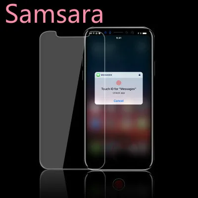 Пол цена 2.5D не на постоянной основе Защитное стекло для экрана iphone X протектор из