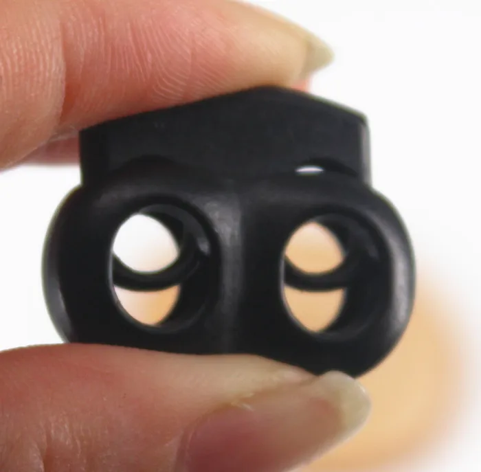 50 шт. черный металлический фиксатор тумблер Пряжка веревка зажим шнура Замки